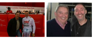 Me with David Weir (left) and Graham Taylor.